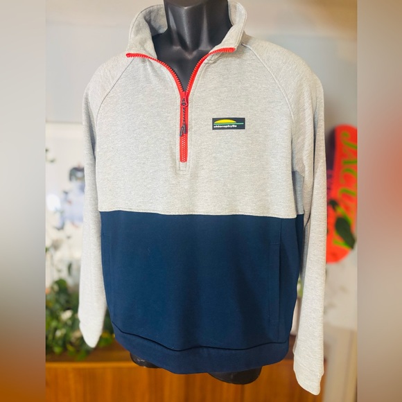 Chlorophylle Other - Chlorophylle-Men’s Half Zip Pullover – Colorblock – Like New – Size Small